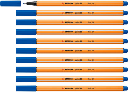 Fineliner - STABILO point 88 - Pack of 10
