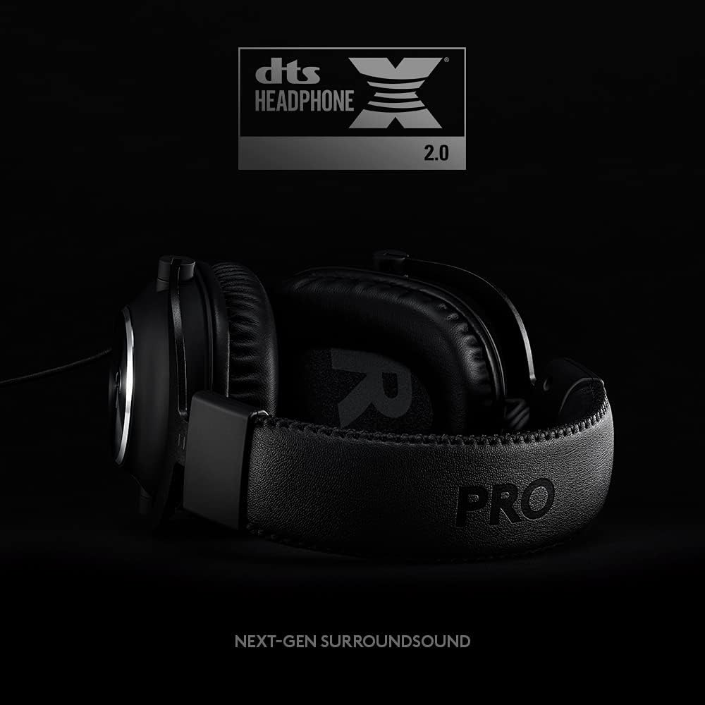 Logitech G PRO X Gaming Headset (2nd Generation) met Blue VO!CE, DTS Headphone:X 7.1 en 50 mm PRO-G Drivers (voor PC, PS5, PS4, Switch, Xbox Series X|S, Xbox One, VR) Bekabeld Surround Sound
