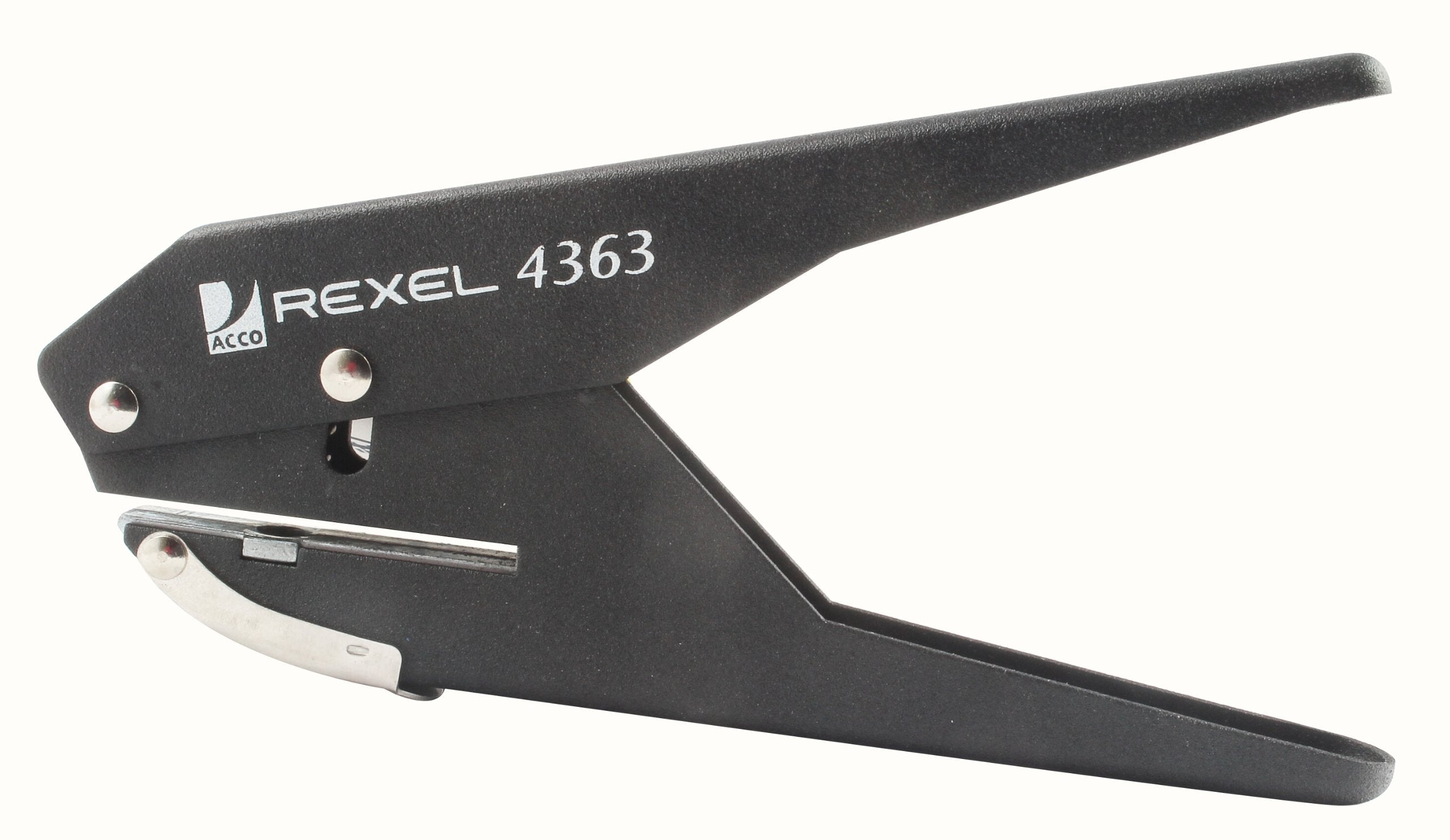 Rexel S120 Plier Hole Punch, Punches Single Holes, 20 Sheet Capacity, Metal, Black, 20120041 1 Black