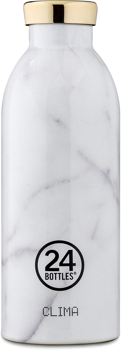 24Bottles Clima Bottle 500 ml Carrara Bottle, Unisex Adult, Multicoloured, 500 ml
