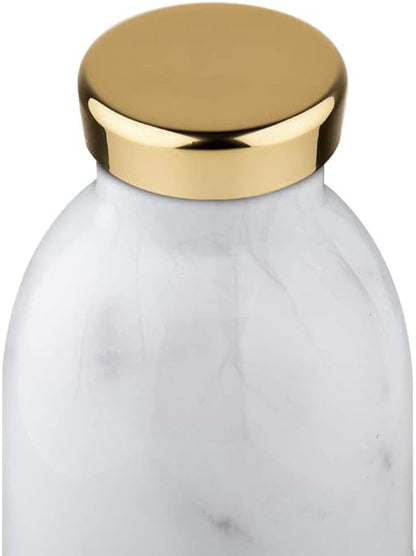 24Bottles Clima Bottle 500 ml Carrara Bottle, Unisex Adult, Multicoloured, 500 ml