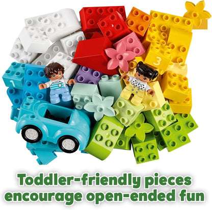 LEGO 10913 DUPLO Classic Brick Box Building Set with Storage, Toy Car, Number Bricks and More, Learning Toys for Toddlers, Boys & Girls 1.5 Years Old