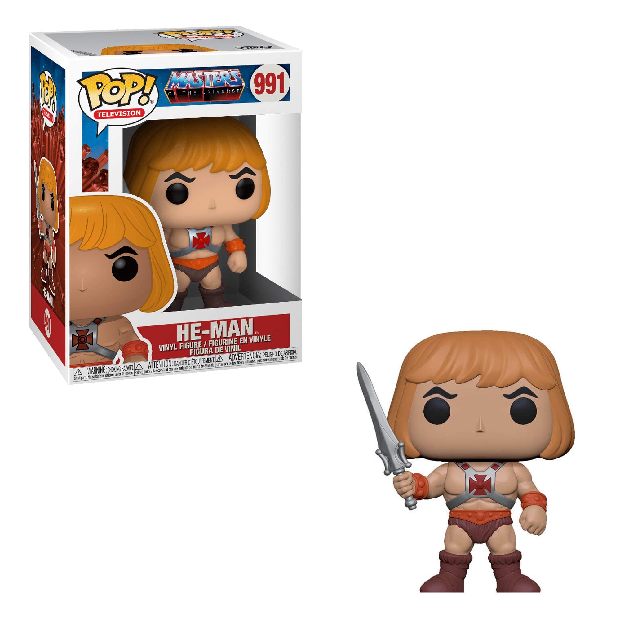 Funko POP! Animation: Masters Of the Universe-He-Man - Collectable Vinyl Figure - Gift Idea - Official Merchandise - Toys for Kids & Adults - TV Fans - Model Figure for Collectors and Display