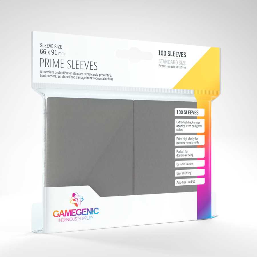 Gamegenic, PRIME Sleeves Gray, Sleeve color code: Gray
