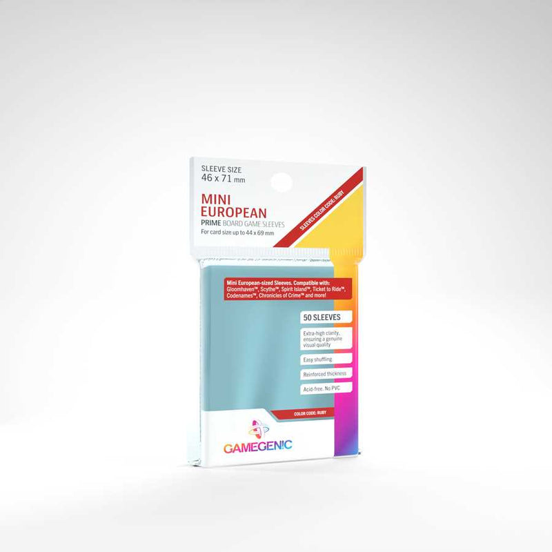 GAMEGEN!C - Prime Mini European-Sized Sleeves 46 x 71 mm (50), Colour Clear (GGS10050ML