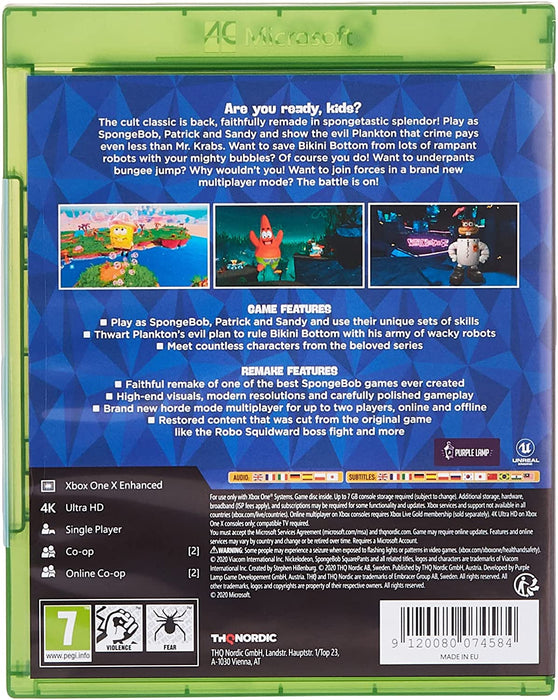 Spongebob SquarePants: Battle for Bikini Bottom - Rehydrated (Xbox One) (Xbox One) (Xbox One