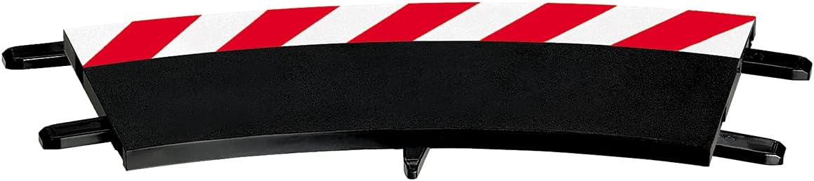 Carrera- Cars Borde Exterior para Curva 1/30° (6), Piezas Finales (2), Multicolor (20020567