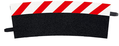Carrera 20020568 Outside Shoulder Curve 4/15° (12), end Piece (2) Slot Car Track Accessory, Multicoloured