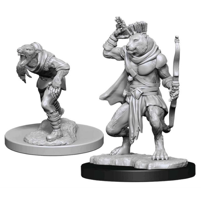 Wererat & Weretiger (PACK OF 6): D&D Nolzur's Marvelous Unpainted Miniatures (W11)