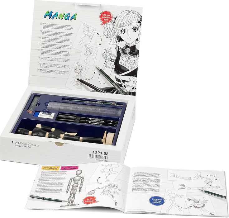Faber-Castell Manga Starter Set,black,167152