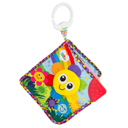 LAMAZE JNS_483445 L27186 Friends Book Soft Pushchair Toy, Colourful, 1 Count (Pack of 1), Multi Multicolor