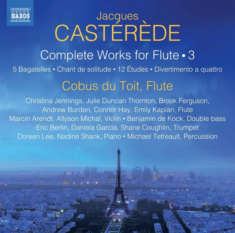 Jacques Castérède: Complete Works for Flute - Volume 3