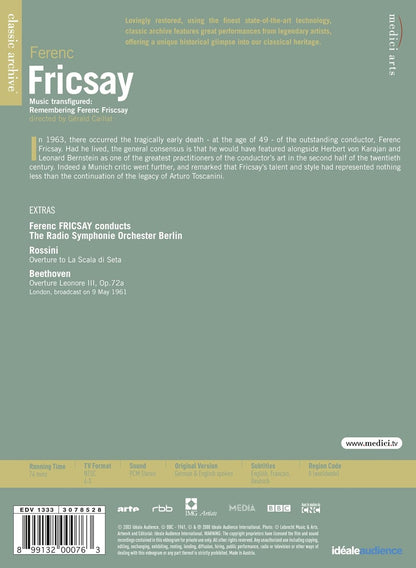 Classic Archive: Music Transfigured: Remembering Ferenc Fricsay
