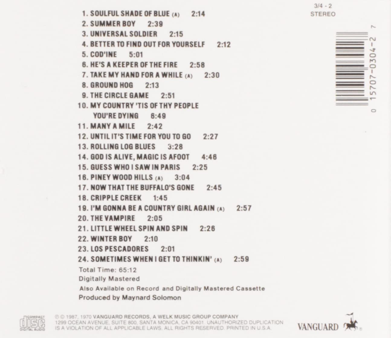 The Best of Buffy Sainte-Marie