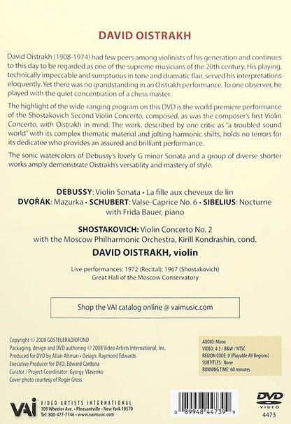David Oistrakh: Shostakovich 1972