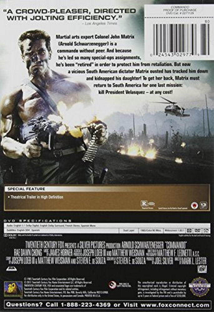 Commando, Cover may vary