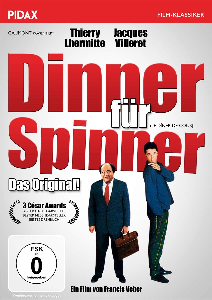 Dinner für Spinner (Le Dîner de cons) / Die originale französische Komödie mit Starbesetzung (Pidax Film-Klassiker