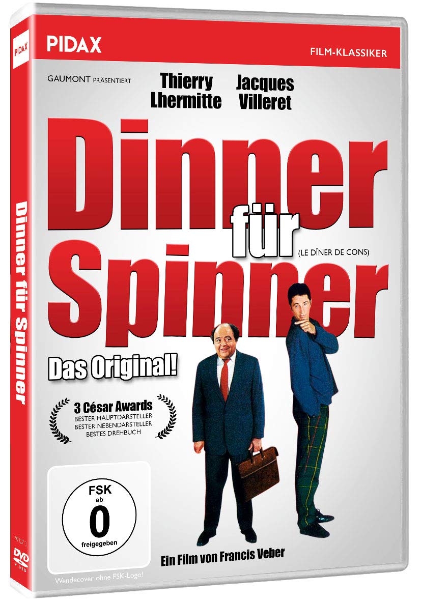 Dinner für Spinner (Le Dîner de cons) / Die originale französische Komödie mit Starbesetzung (Pidax Film-Klassiker