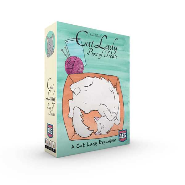 Cat Lady Box of Treats Expansion - Card Game, Collect and Rescue Cats and Strays, Family Fun, Cute Art, 2 to 4 Players, 30 Minute Play Time, for Ages 14 and Up