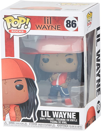 Funko Pop! Rocks: Lil Wayne - Vinyl-Sammelfigur - Geschenkidee - Offizielle Handelswaren - Spielzeug Für Kinder und Erwachsene - Music Fans - Modellfigur Für Sammler und Display