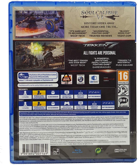 Tekken 7 & SOUL Calibur VI (Double Pack) (PS4