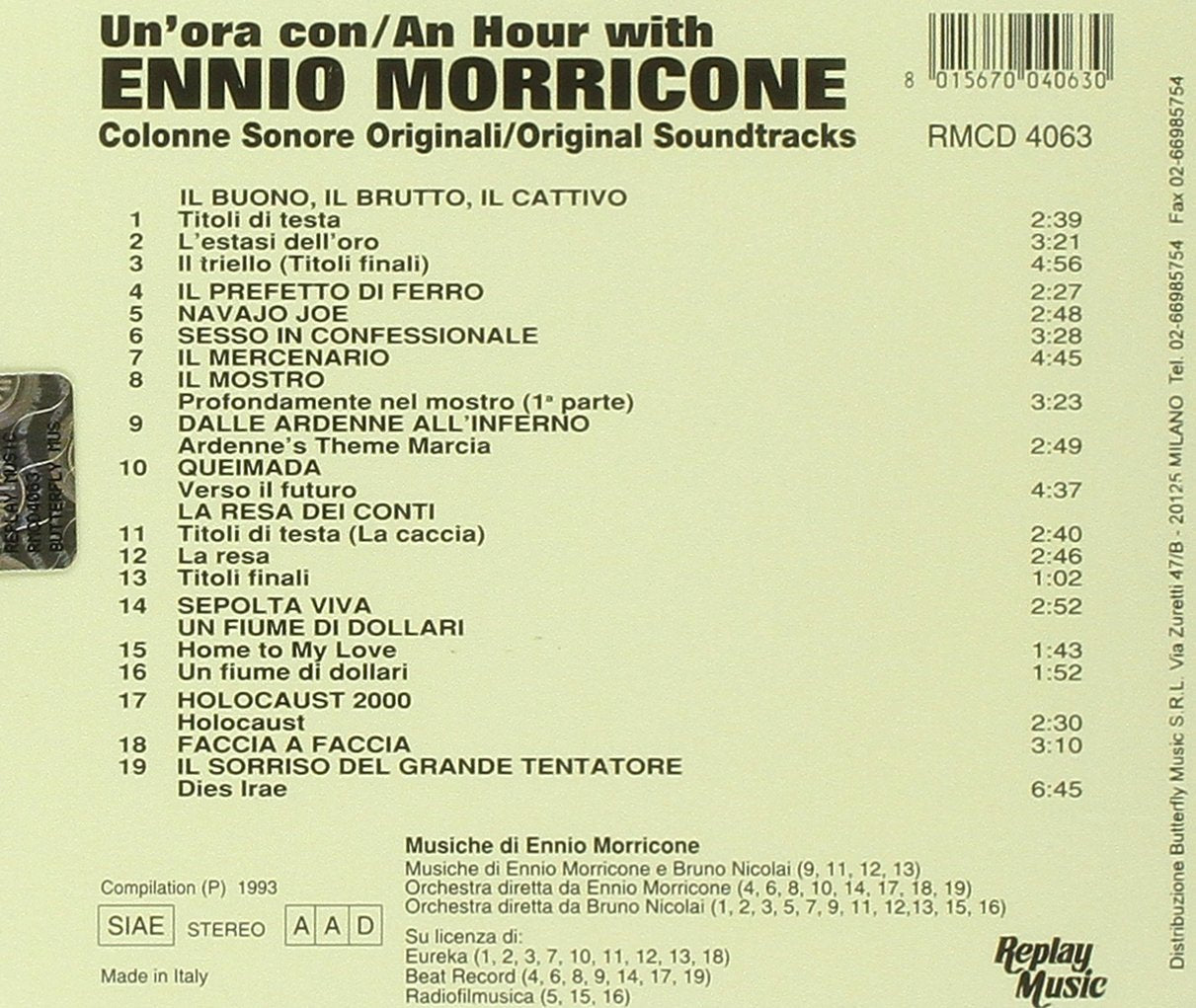Un'ora Con Ennio M