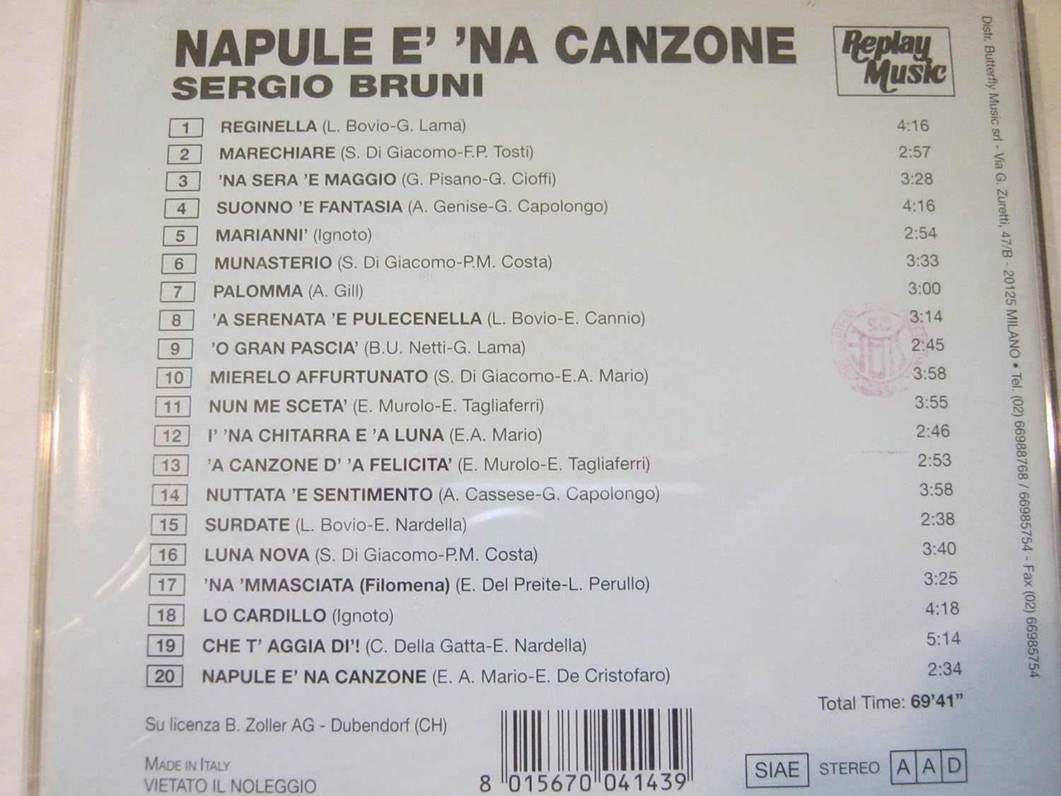Napule E` `Na Canzone
