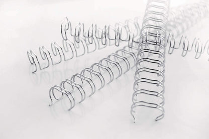 GBC WireBind Binding Wires, 6 mm, 55 Sheet Capacity, A4, Silver, Pack of 100, RG810497