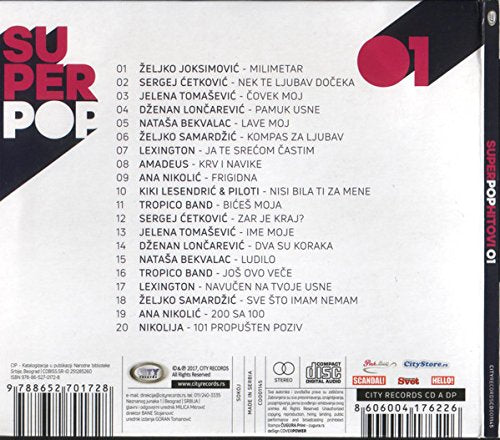 VARIOUS ARTISTS - SUPER POP HITOVI 1 (1 CD)