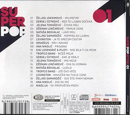VARIOUS ARTISTS - SUPER POP HITOVI 1 (1 CD)