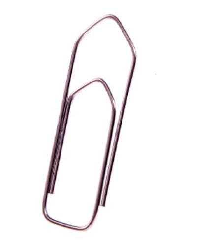 Whitecroft Essentials 33061 Value 22mm Small No Tear Paperclip (Pack of 1000