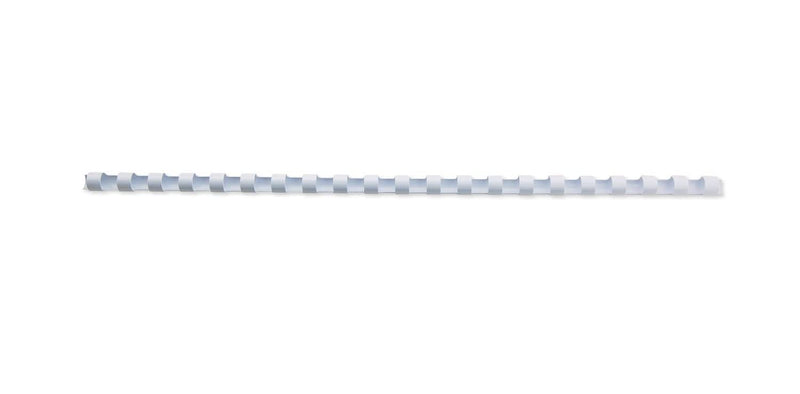 Fellowes Value 6mm Binding Combs - White (Pack of 100), 6200003