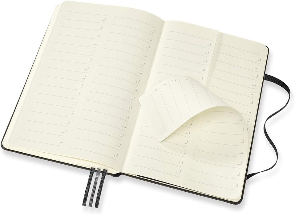 Moleskine Planificateur Professionnel et Carnet de Notes pour Objectifs, Journal de Productivité pour Projets et Gestion de Projets, Couverture Rigide, Large 13 x 21 cm, Couleur Noire, 288 Pages