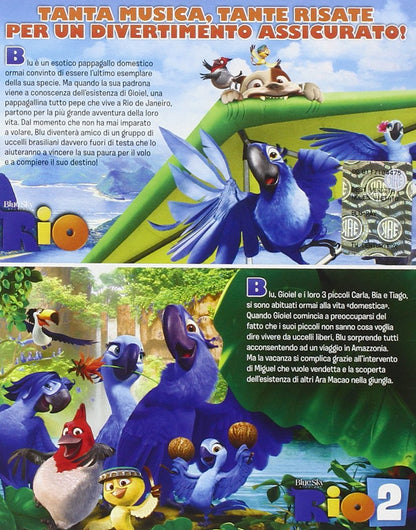 Rio 1&2, 2 Blu-Ray