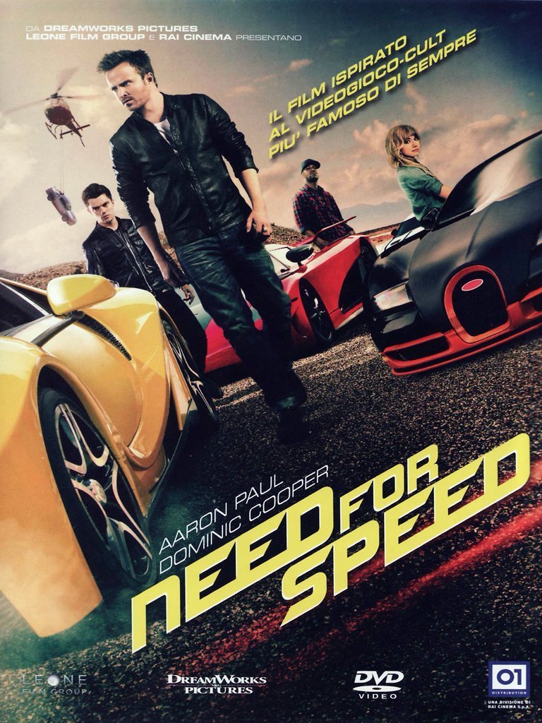 need for speed dvd Italian Import