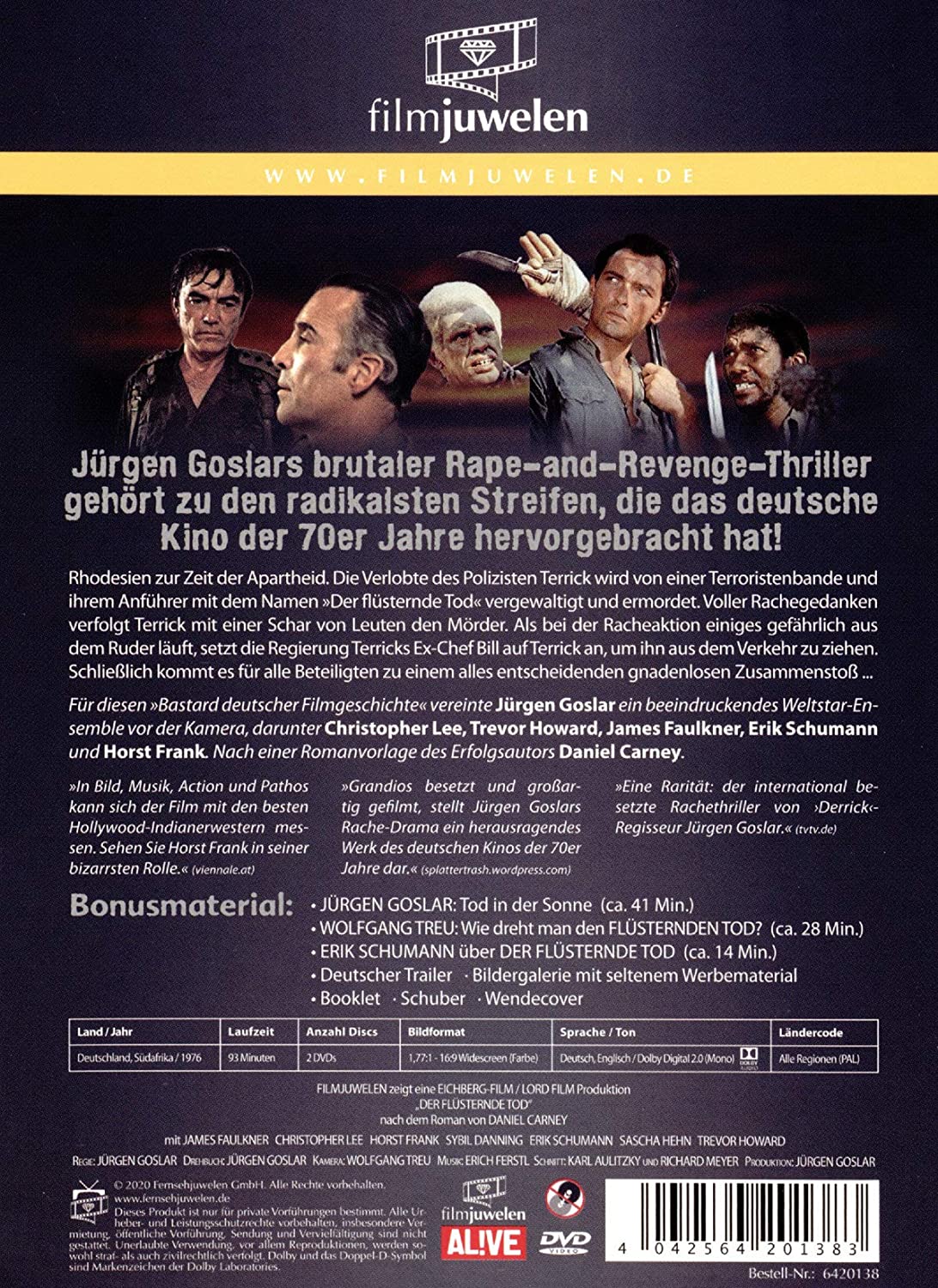 LEE, CHRISTOPHER - DER FLUSTERNDE TOD