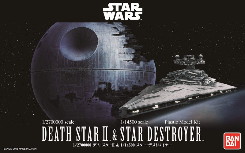 Revell Wars Bandai Death II + Imperial Star Kit Modelo, Color Plateado, Talla única (01207