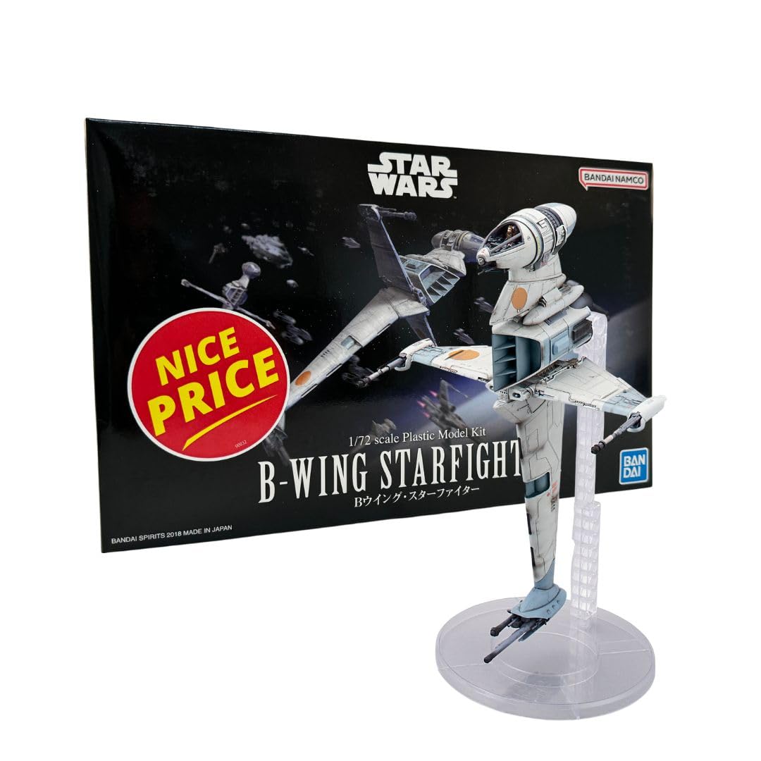 Revell Bandai Star Wars B-Wing Kit di modelli in plastica, Escala 1:72, Multicolor (01208