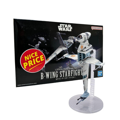 Revell Bandai Star Wars B-Wing Kit di modelli in plastica, Escala 1:72, Multicolor (01208