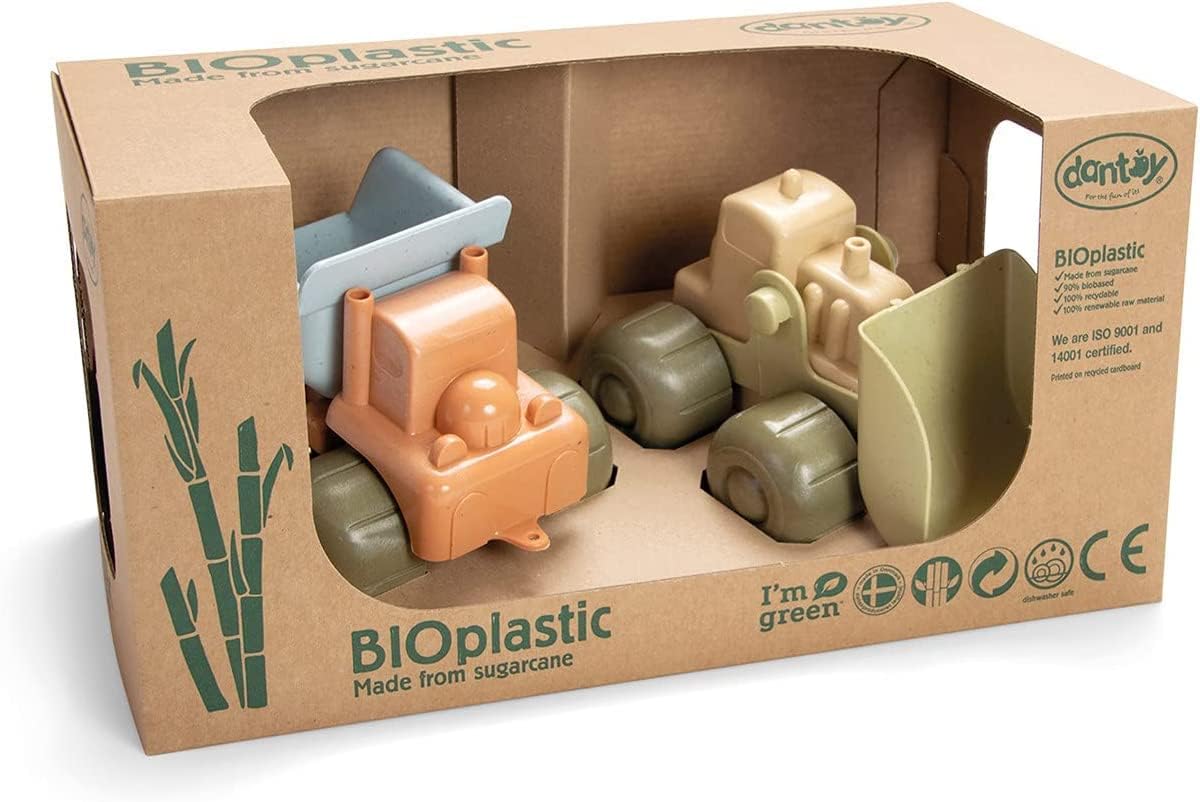 Dantoy Bio-Line Hand Excavator and Lorry Pack of 2 from 24 Months