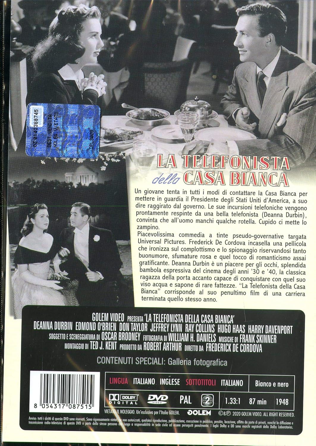Telefonista Della Casa Bianca (La)