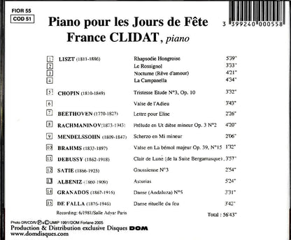 Piano Pour Les Jours De Fête
