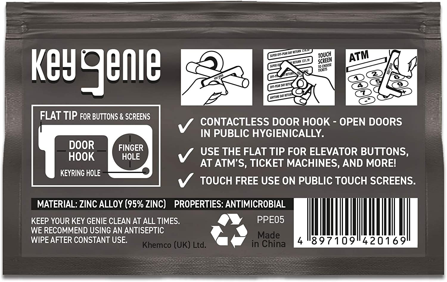 Key Genie Rose Gold No Contact Hook