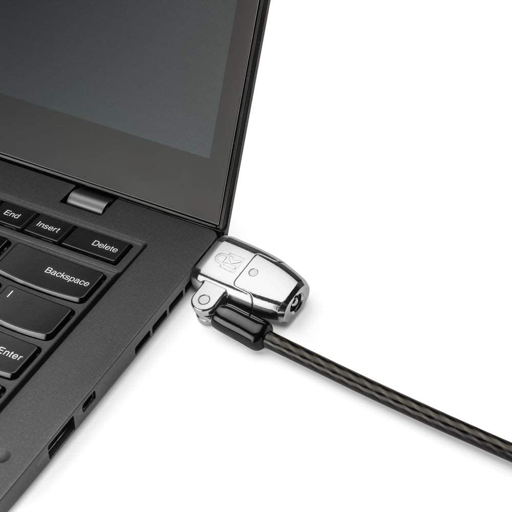 Kensington ClickSafe 2.0 3-in-1 Keyed Laptop Lock (T-Bar, Nano & Wedge Anchors