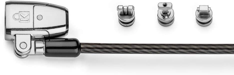 Kensington ClickSafe 2.0 3-in-1 Keyed Laptop Lock (T-Bar, Nano & Wedge Anchors