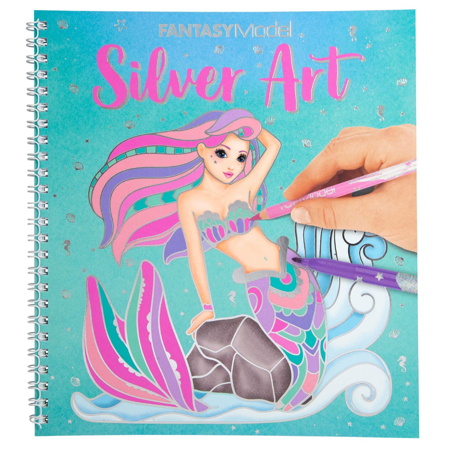 Depesche Top Model - Fantasy Silver Art Design Book (411237