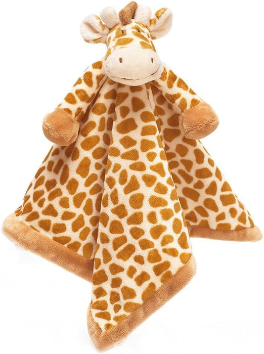 Teddykompaniet Diinglisar Wild Two Blankies Giraffe (Snuttefiltar) 14871, Brown, 14x14"