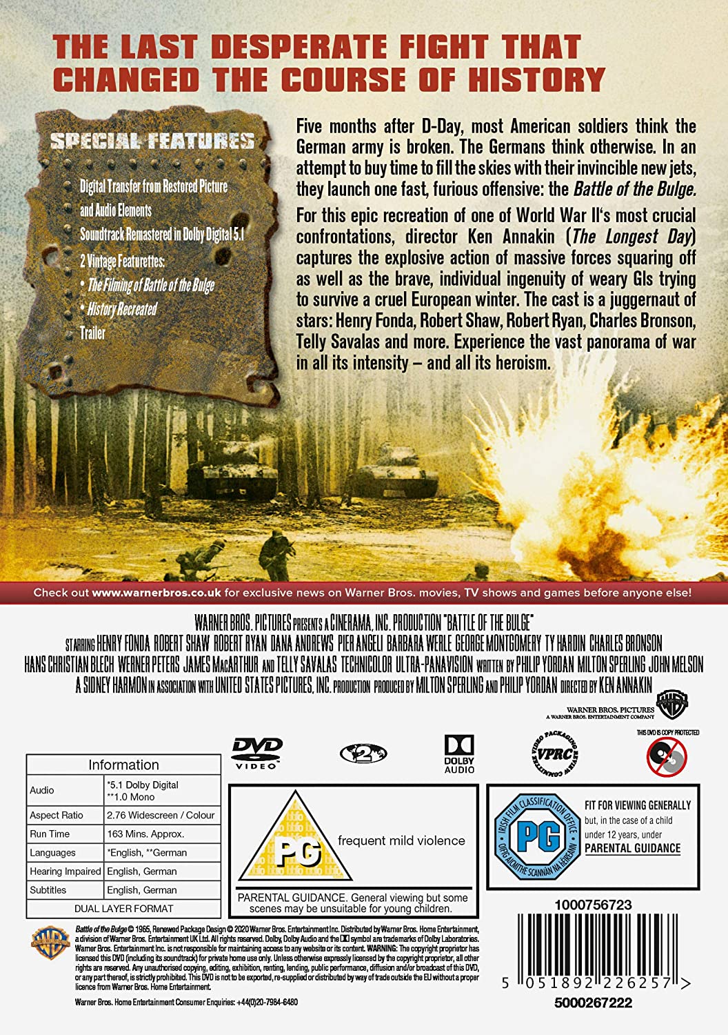 Battle of the Bulge  (IMPORT) (No Dutch version
