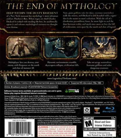 Legendary the Box / Game