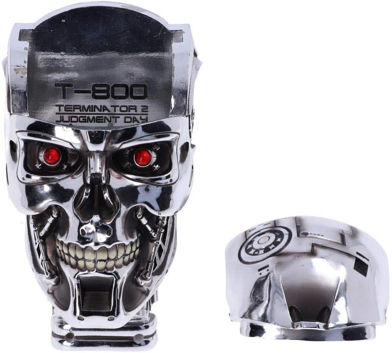 Nemesis Now T-800 Terminator 2 Judgement Day T2 Head Bottle Opener, Polyresin, Silver, One Size